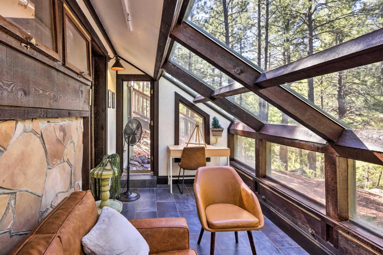 Woodsy Flagstaff Hideaway With Deck And Sunroom! Mountainaire Buitenkant foto