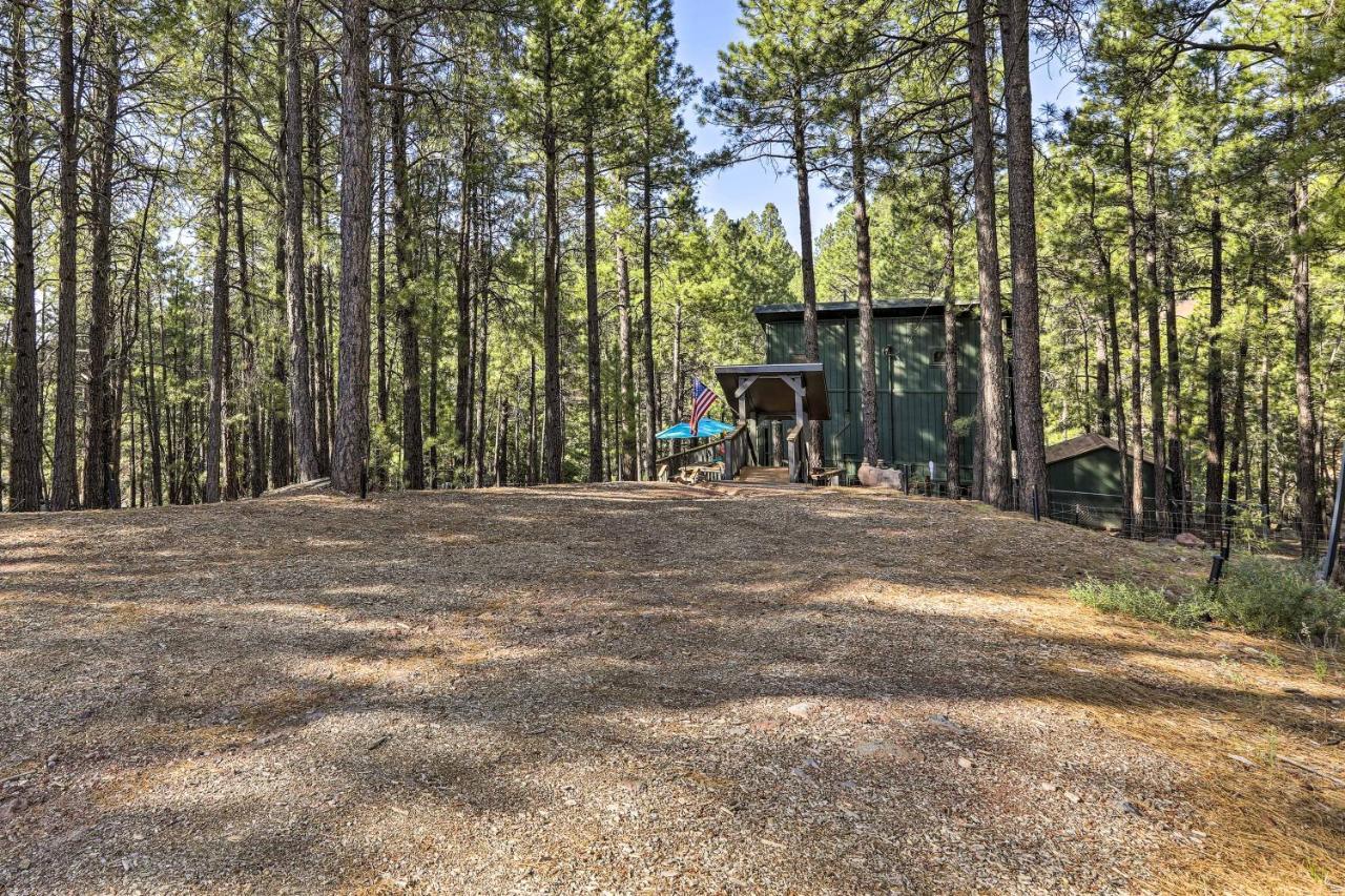 Woodsy Flagstaff Hideaway With Deck And Sunroom! Mountainaire Buitenkant foto